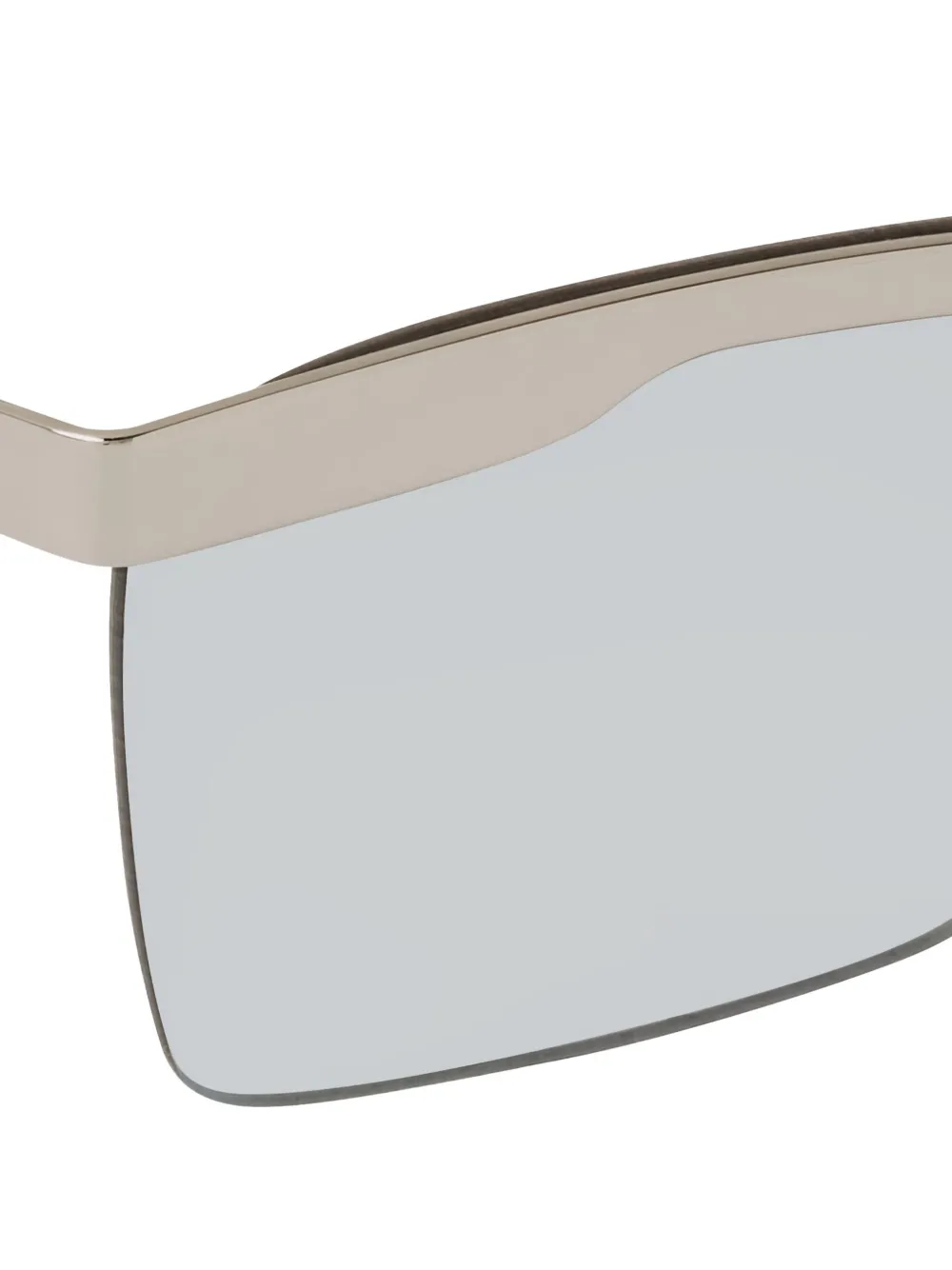 Off-White Rimini zonnebril met rechthoekig montuur Zilver