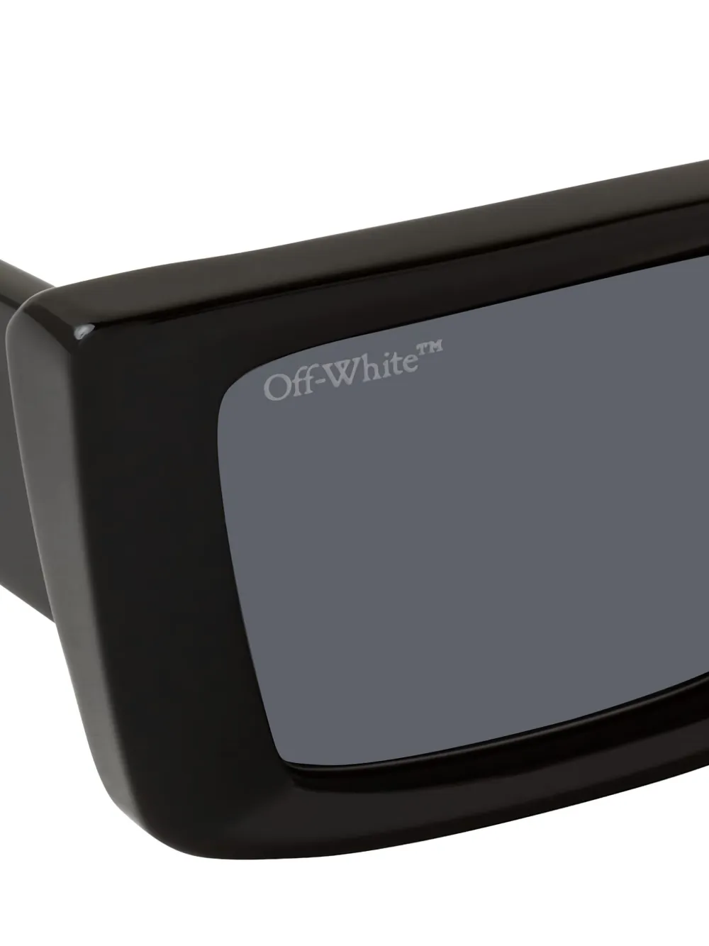 Off-White Savannah zonnebril met vierkant montuur Zwart