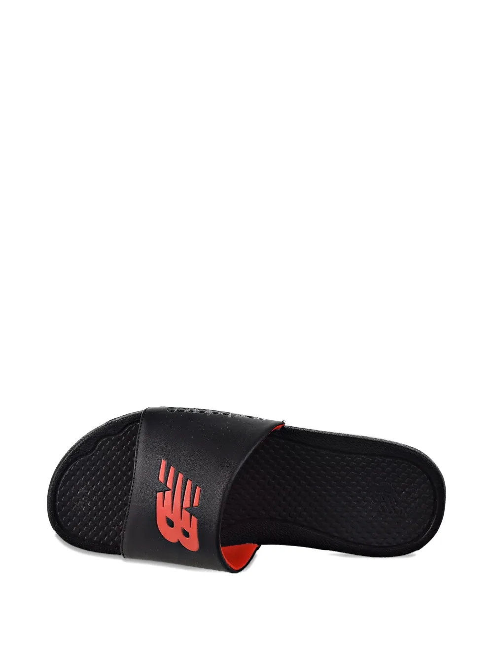 New Balance Pro logo-embossed slides Black