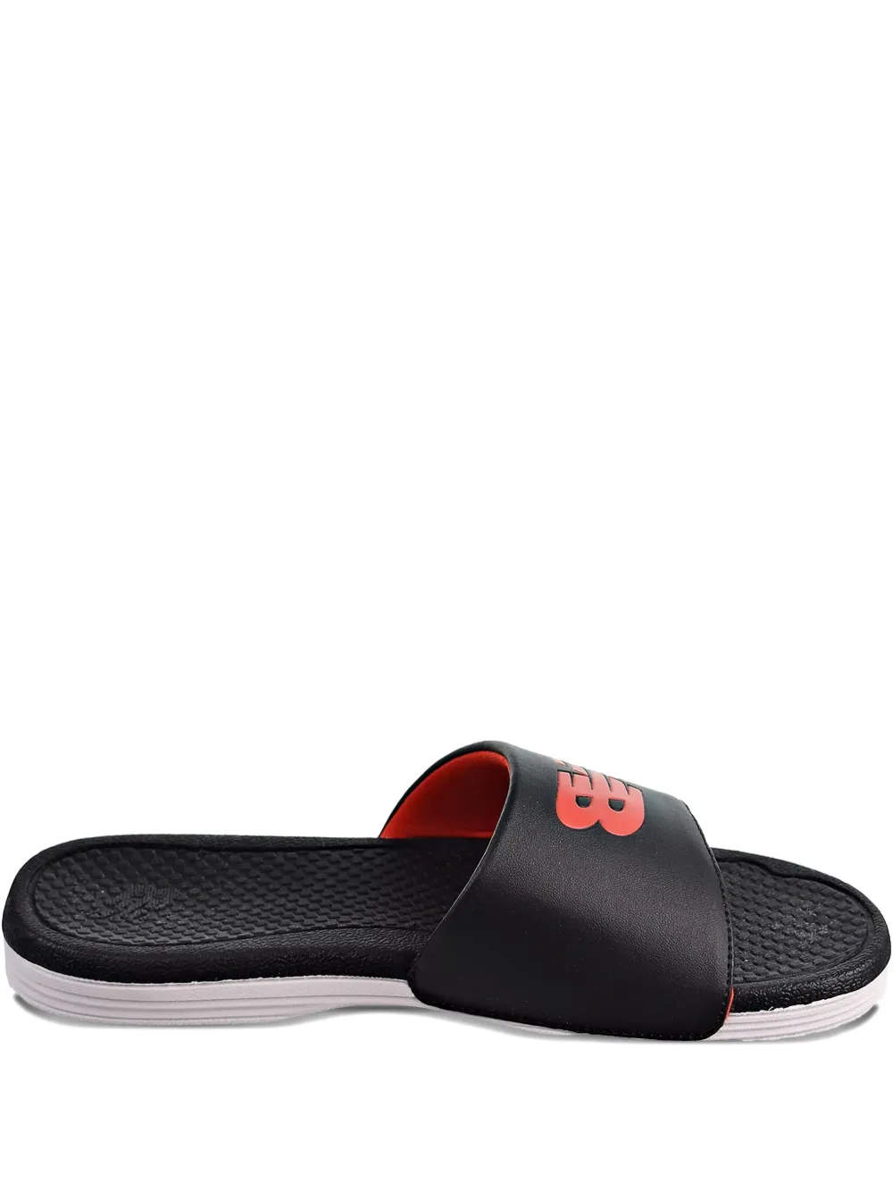 New Balance Pro logo-embossed slides Black