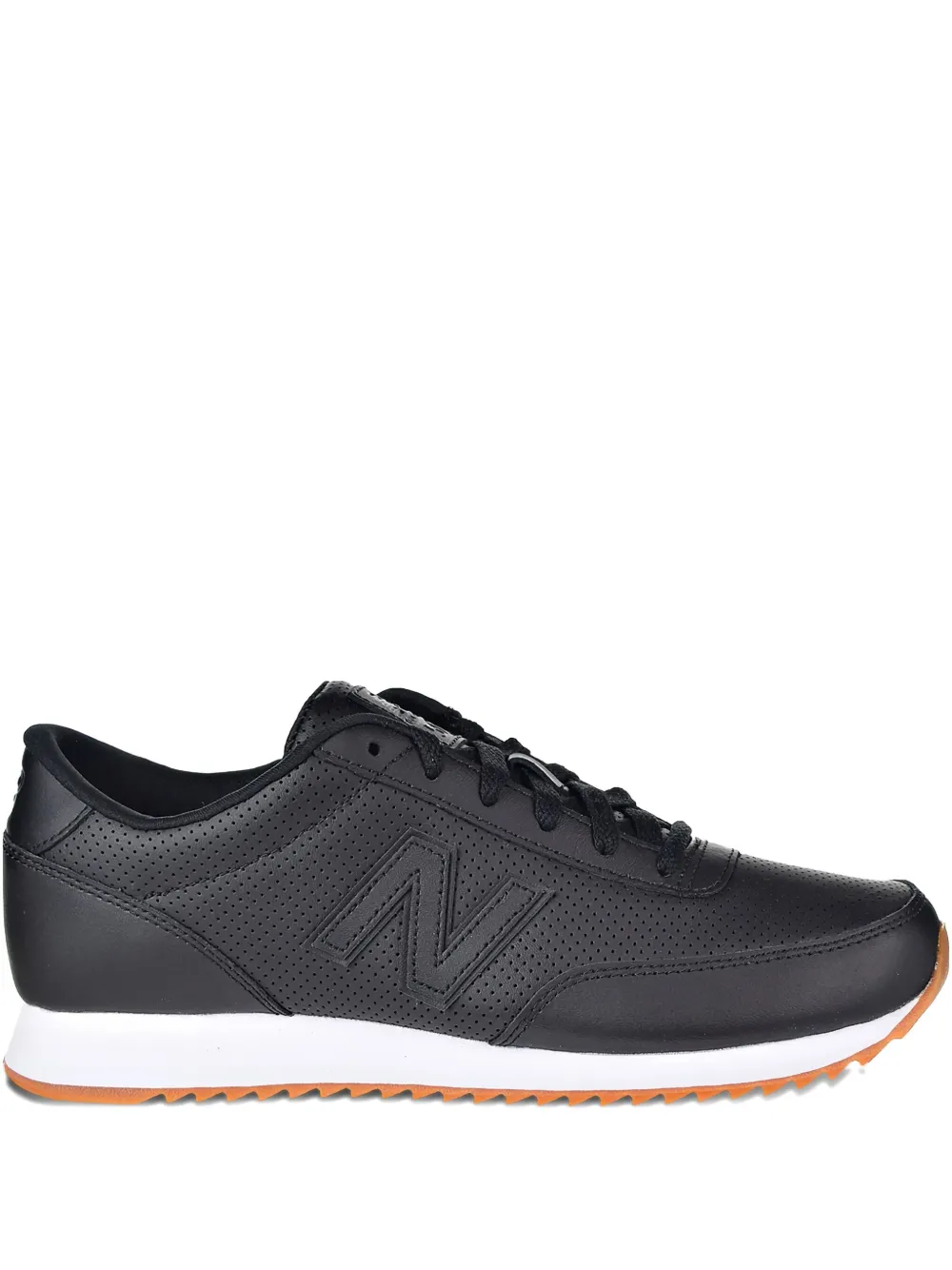 New Balance 501 perforated leather sneakers Black