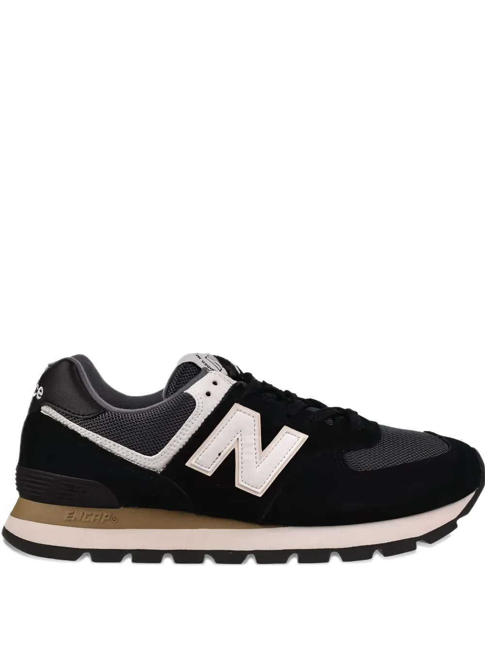 New Balance 574 suede sneakers Black