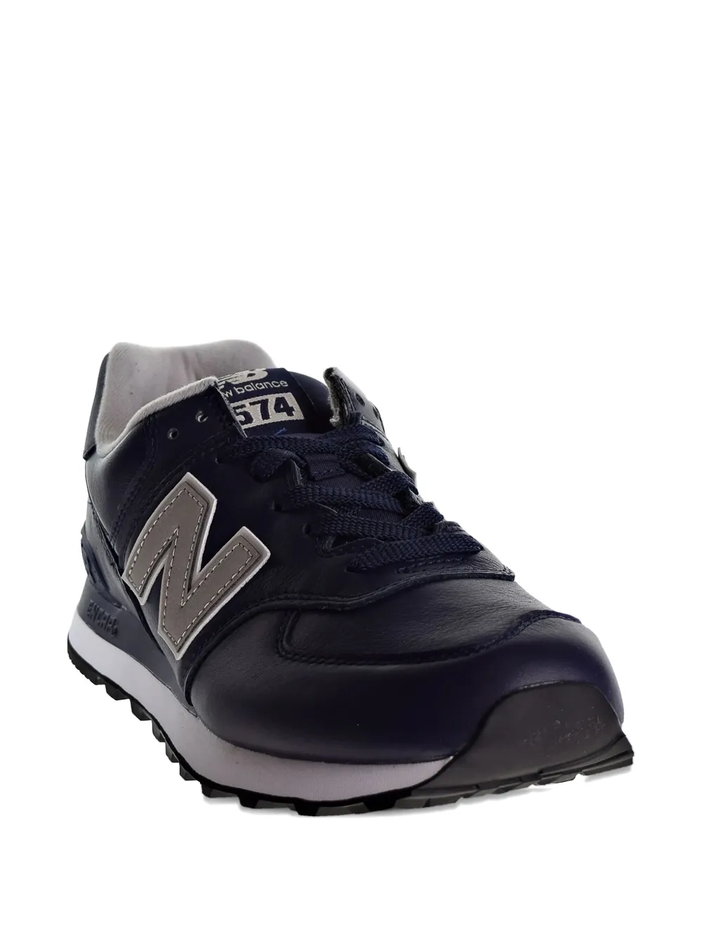 New Balance 574 leather sneakers Blauw