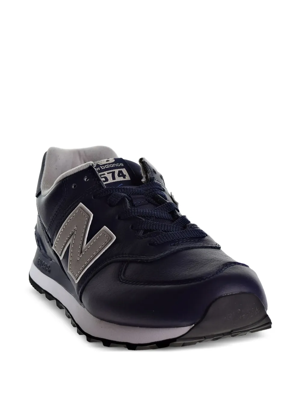 New Balance 574 leather sneakers Blue