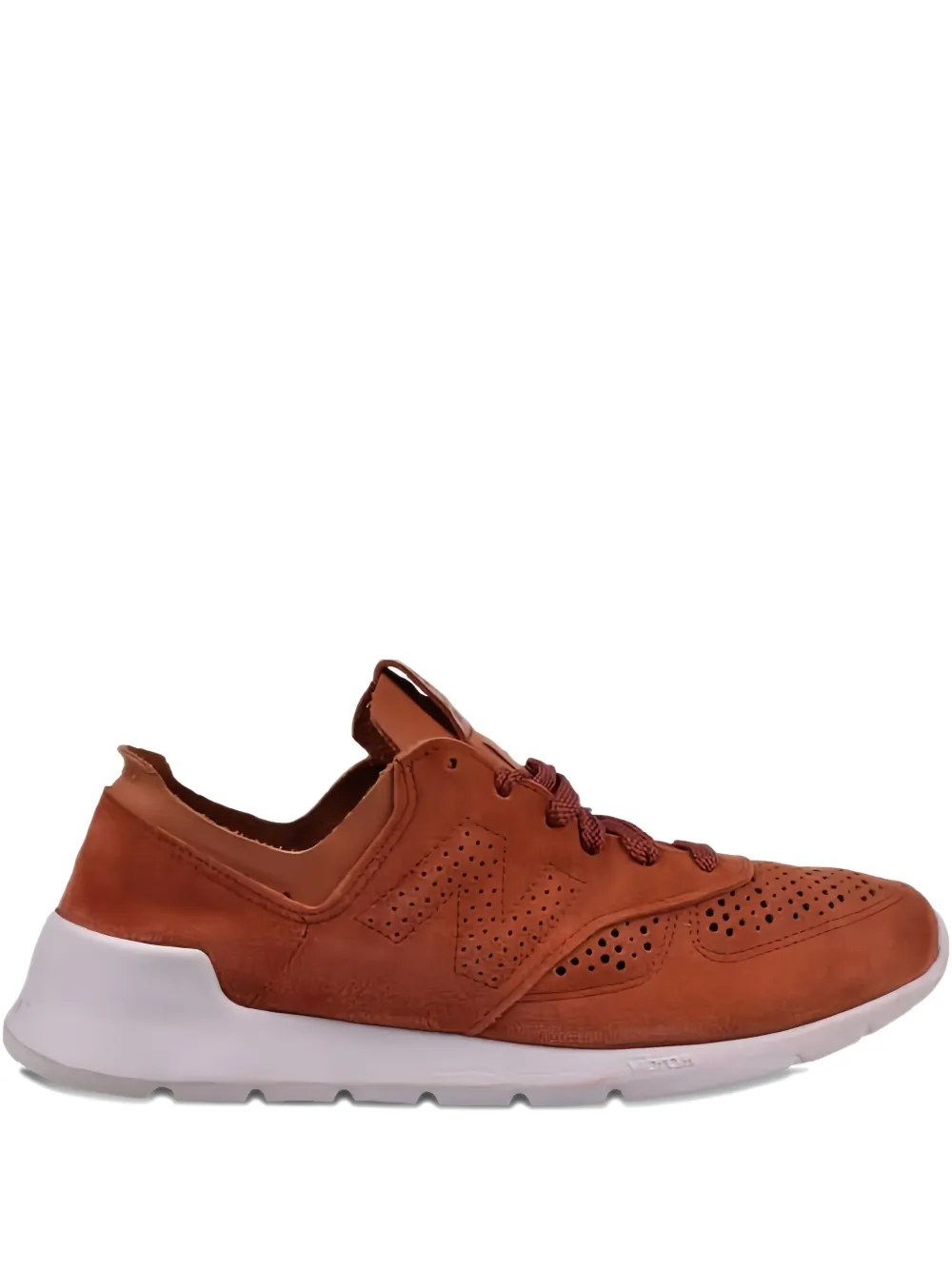 New Balance 1978 perforated suede sneakers Orange