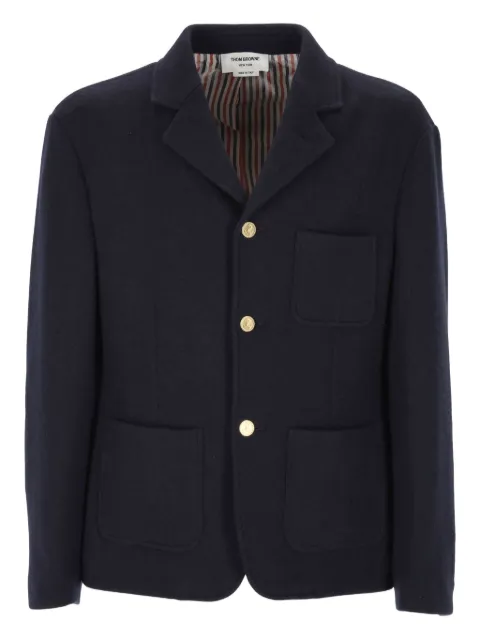 Thom Browne patch-pocket long-sleeve jacket 