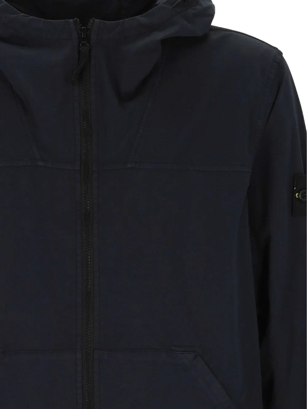 Stone Island Hoodie met rits Blauw