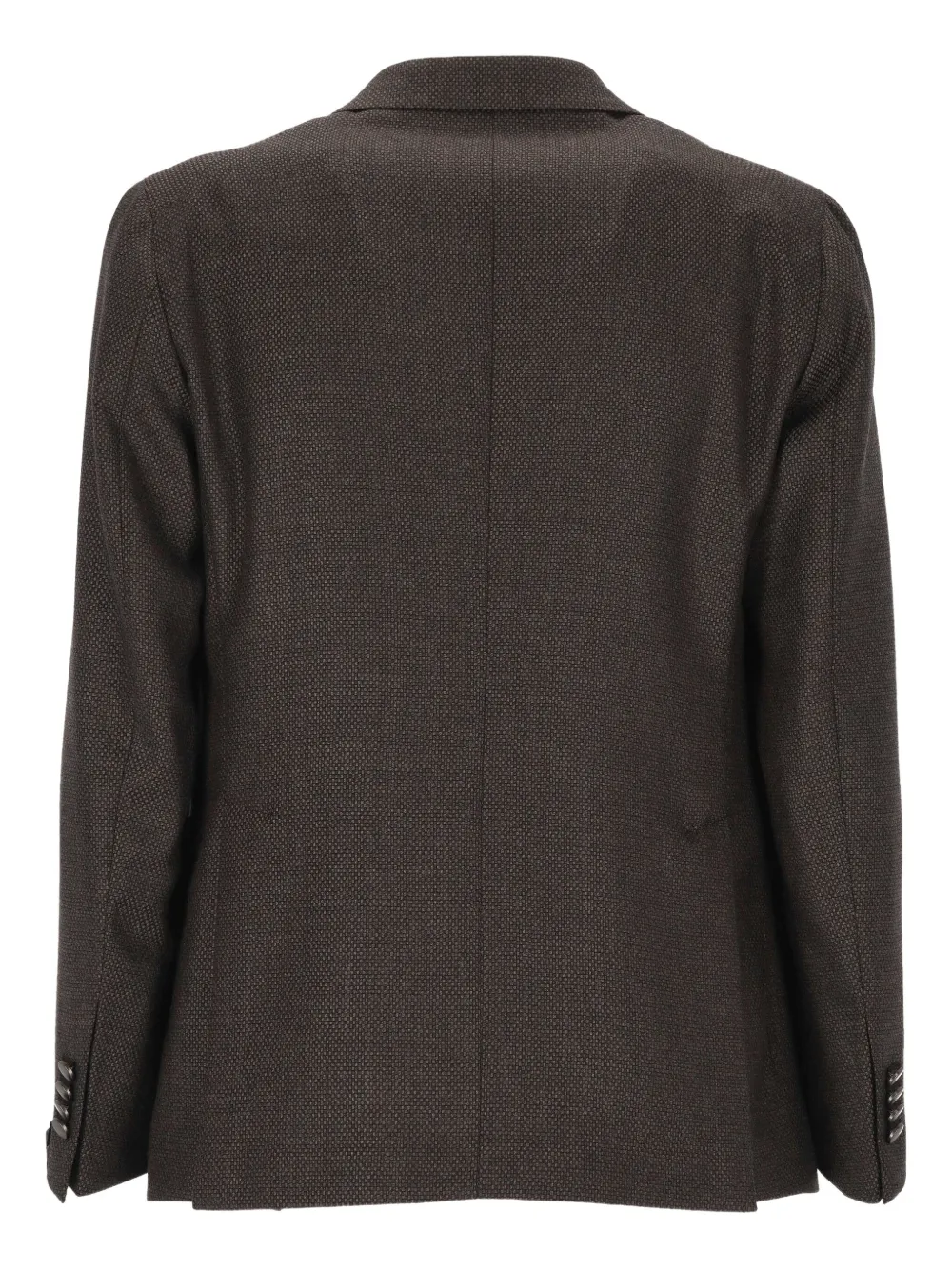 Tagliatore Single-breasted Patch-pocket Blazer In Brown