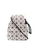 Bao Bao Issey Miyake geometric-pattern drawstring shoulder bag - Neutrals
