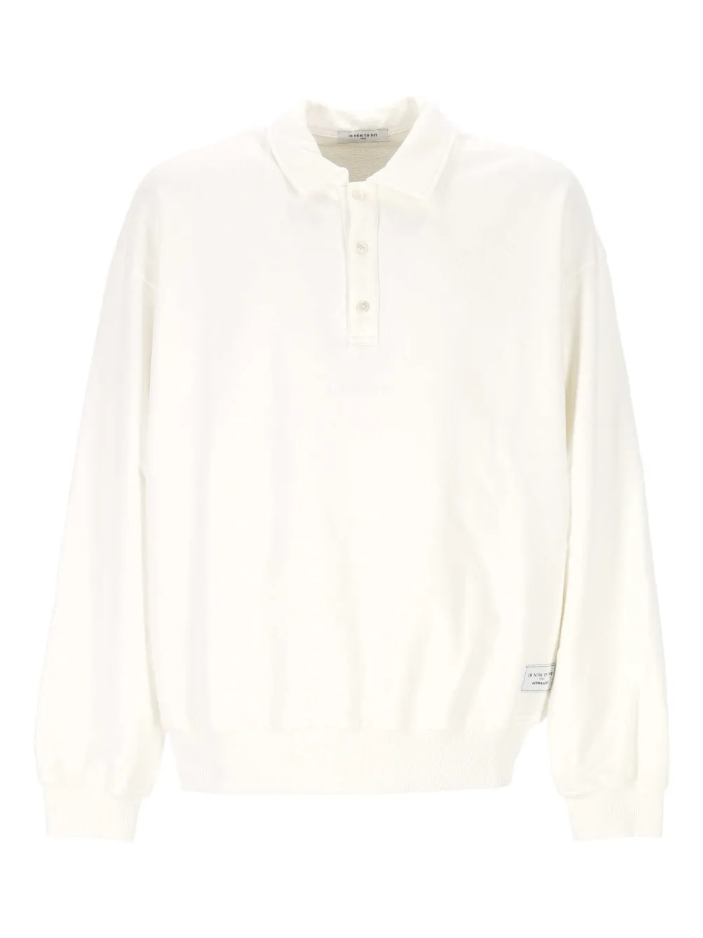 Ih Nom Uh Nit knitted polo shirt | Neutrals | Image 1