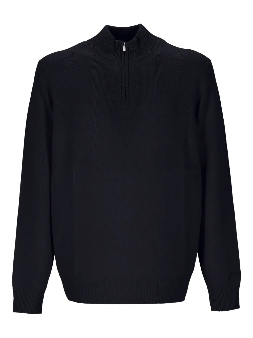 Mc2 Saint Barth Jermyn High-neck Sweater In Black