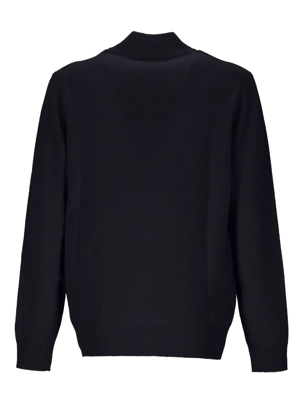 Mc2 Saint Barth Jermyn High-neck Sweater In Black