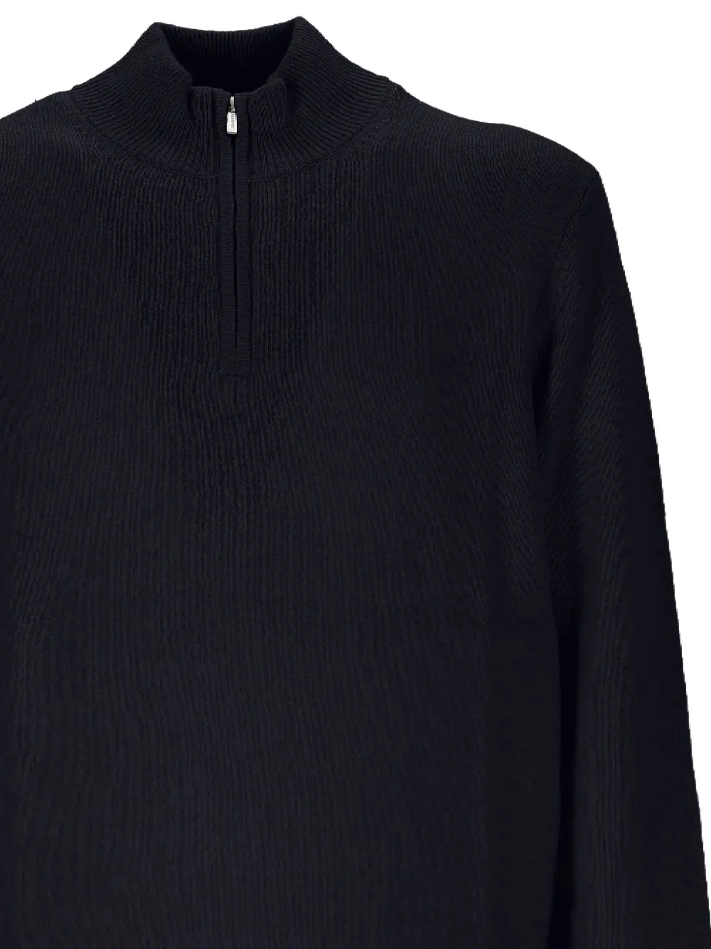 Mc2 Saint Barth Jermyn High-neck Sweater In Black