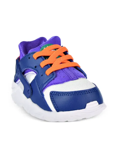 Nike Kids Huarache Run "White/Cone/Gym Blue" sneakers