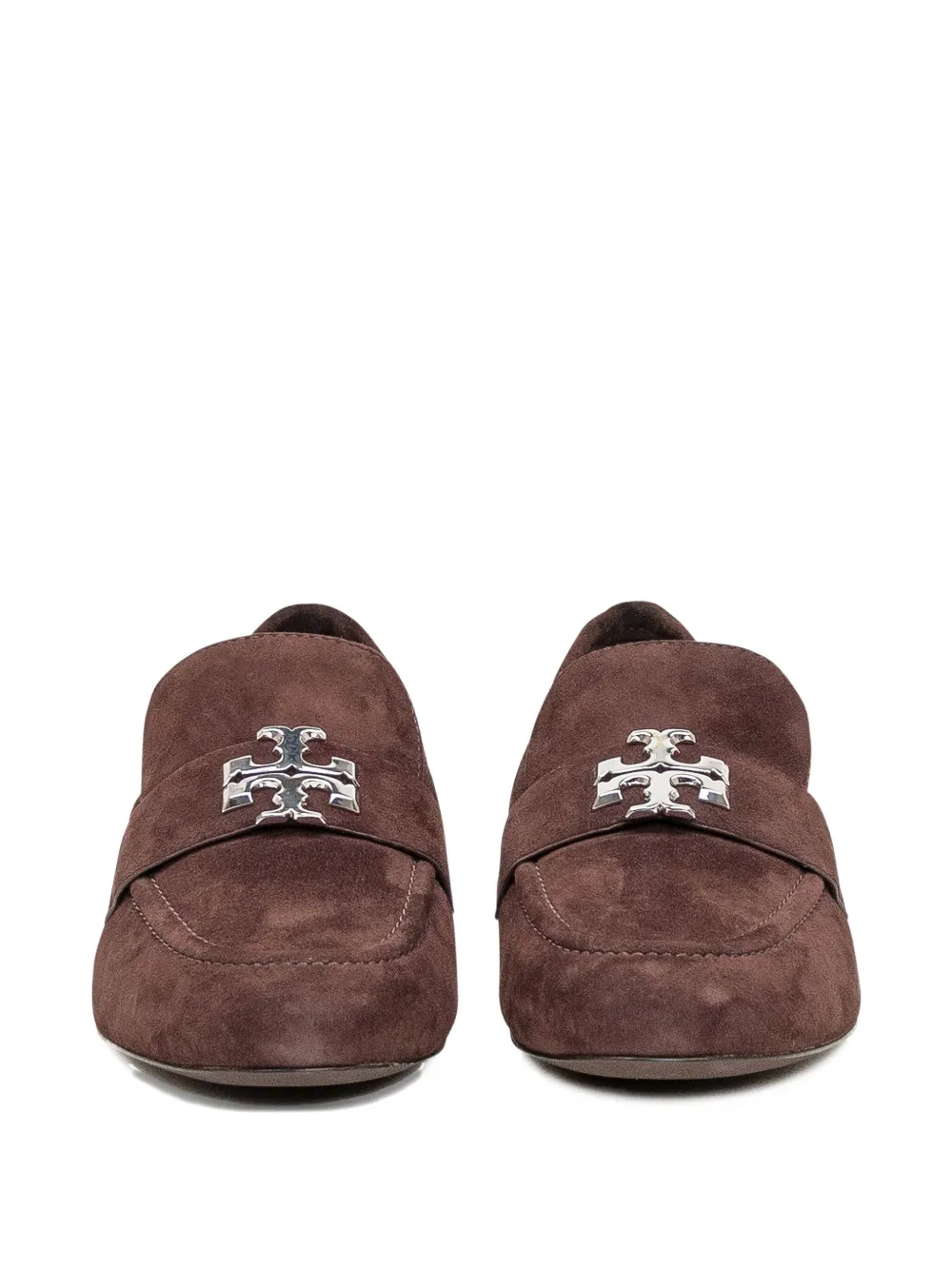 Tory Burch Eleanor logo-plaque loafers - Bruin