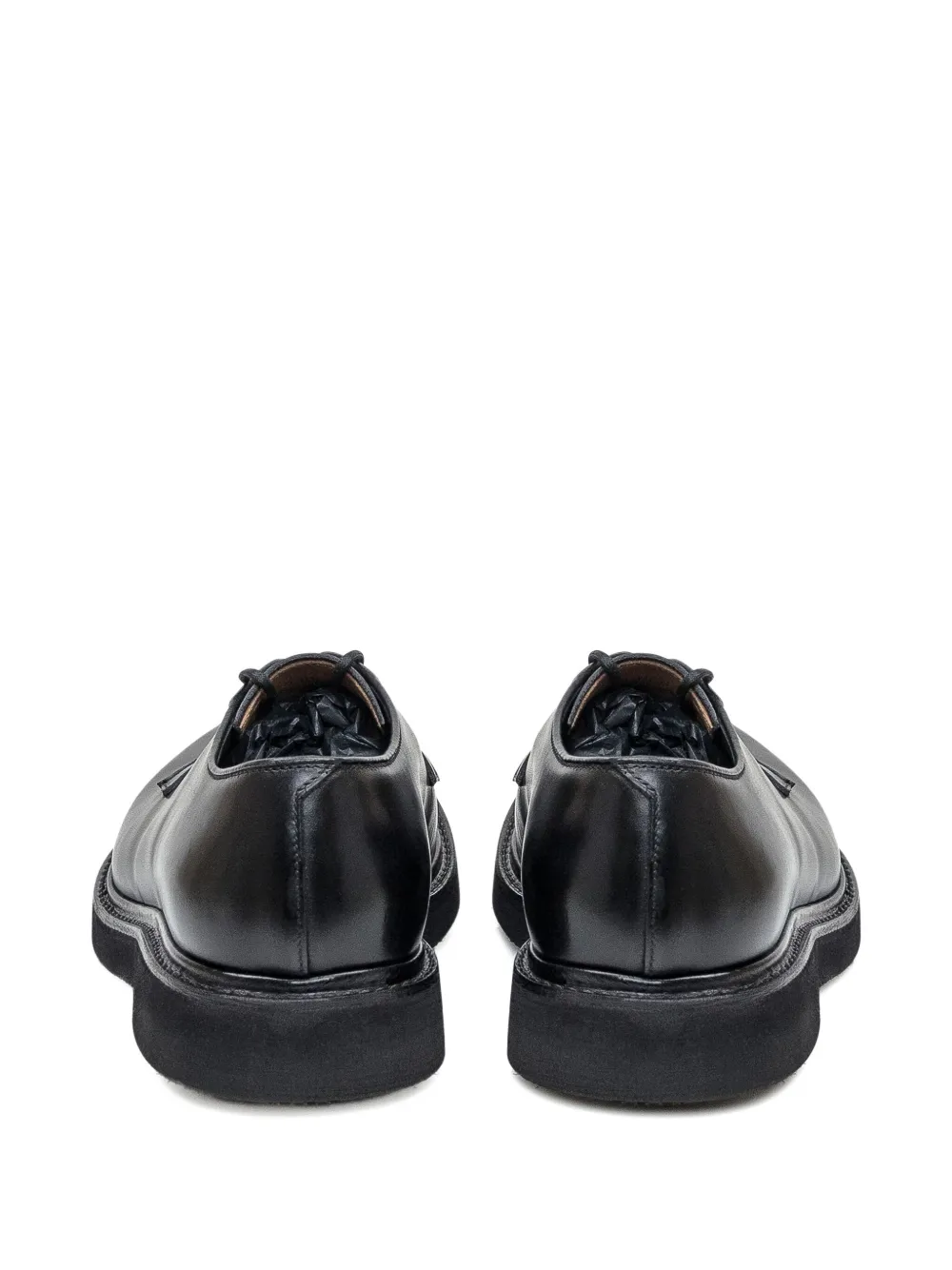 Premiata Brook leather derby shoes Black