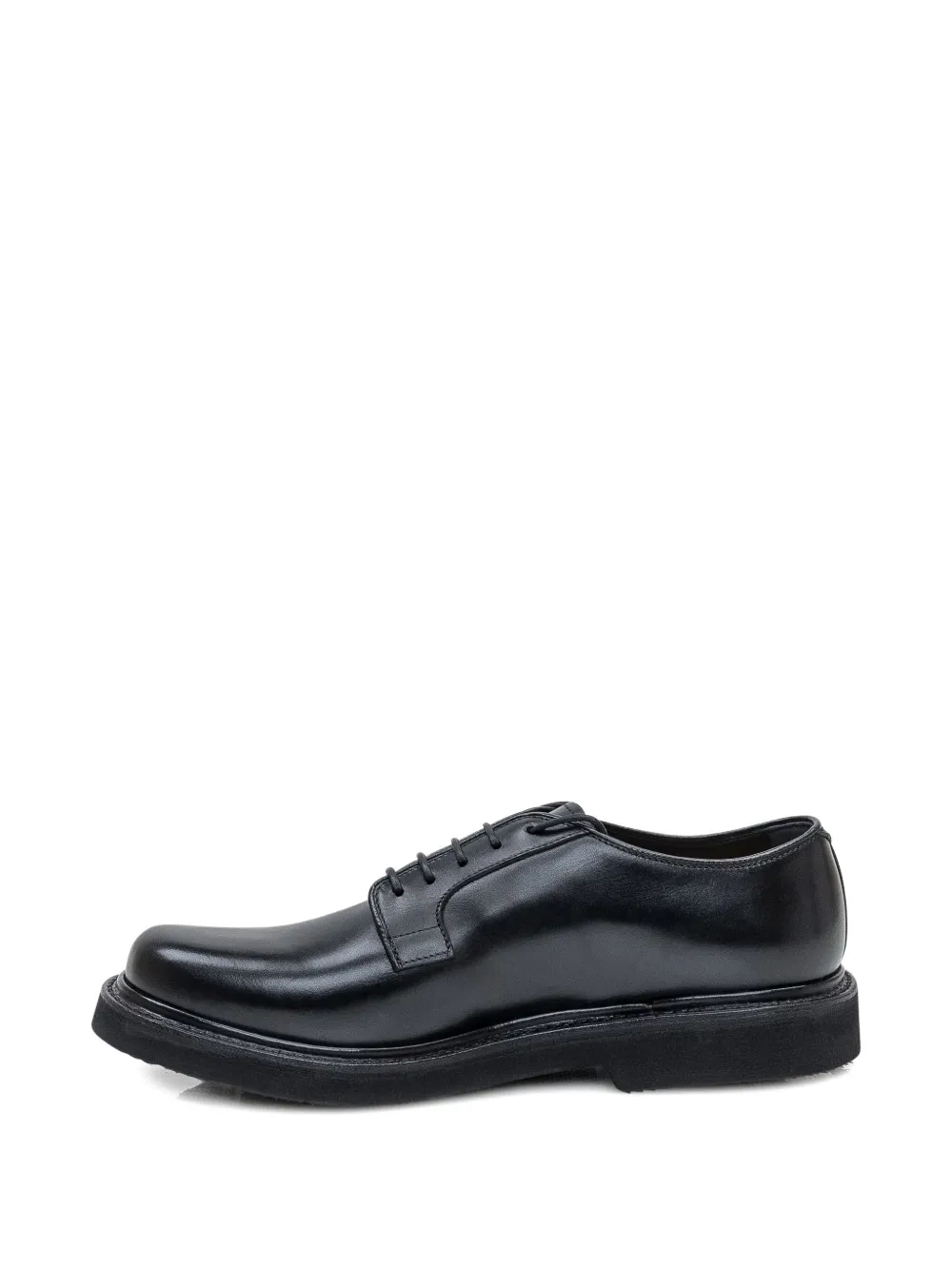 Premiata Brook leather derby shoes Black