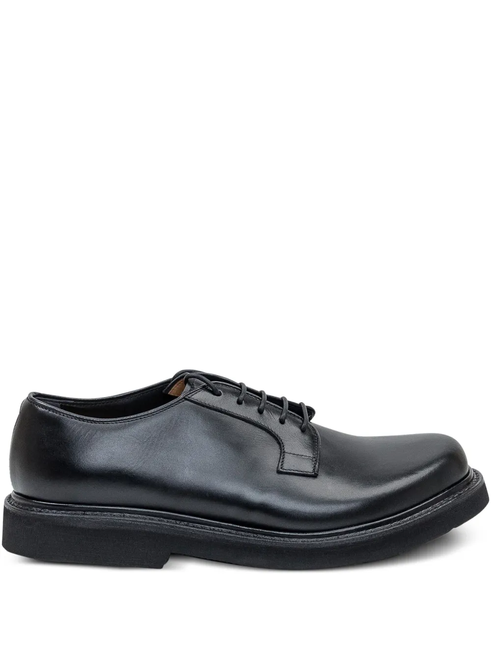 Premiata Brook leather derby shoes Black