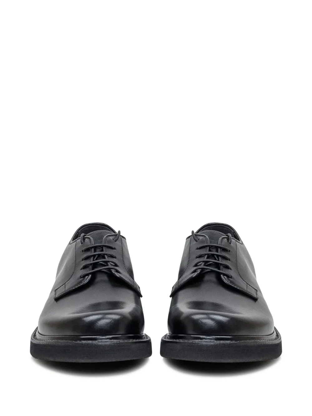 Premiata Brook leren derby schoenen Zwart