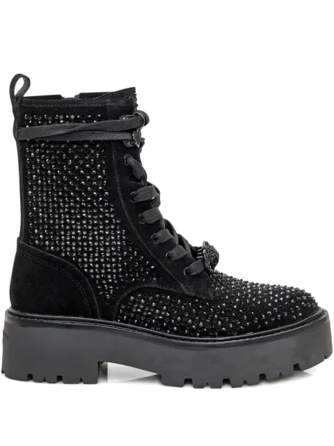 Kurt Geiger London 50mm crystal-embellished boots