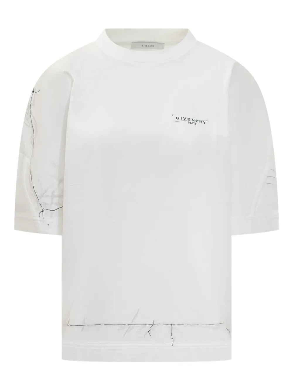 Givenchy グラフィック Tシャツ - ホワイト Givenchy グラフィック Tシャツ - ホワイト
