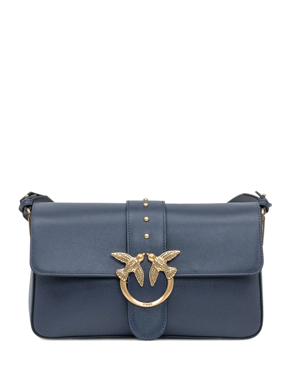 PINKO love birds clasp shoulder bag | Blue | Image 1