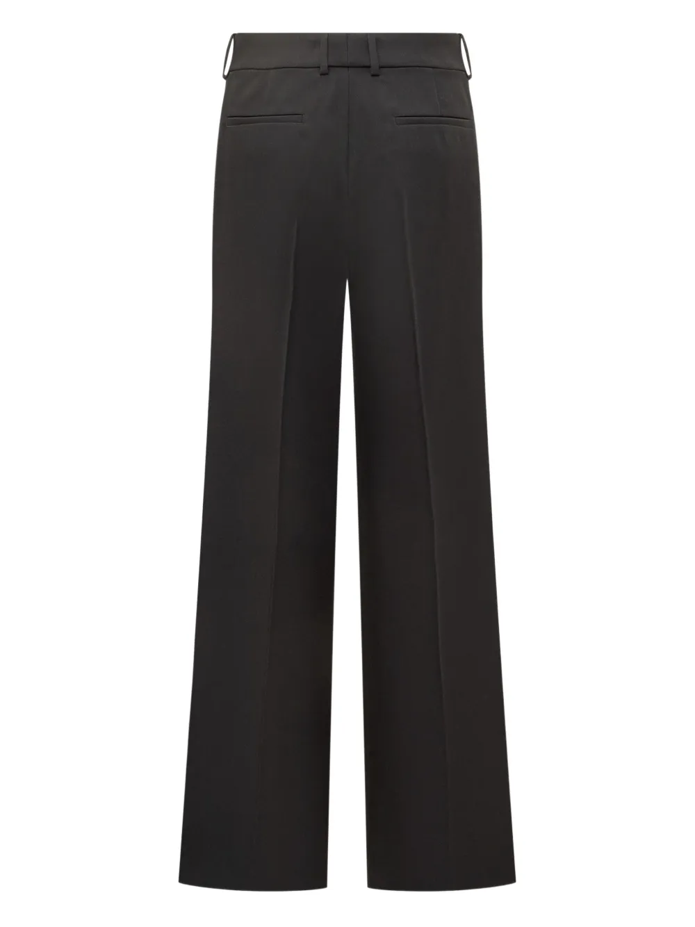 Off-White pleated wool trousers - Zwart