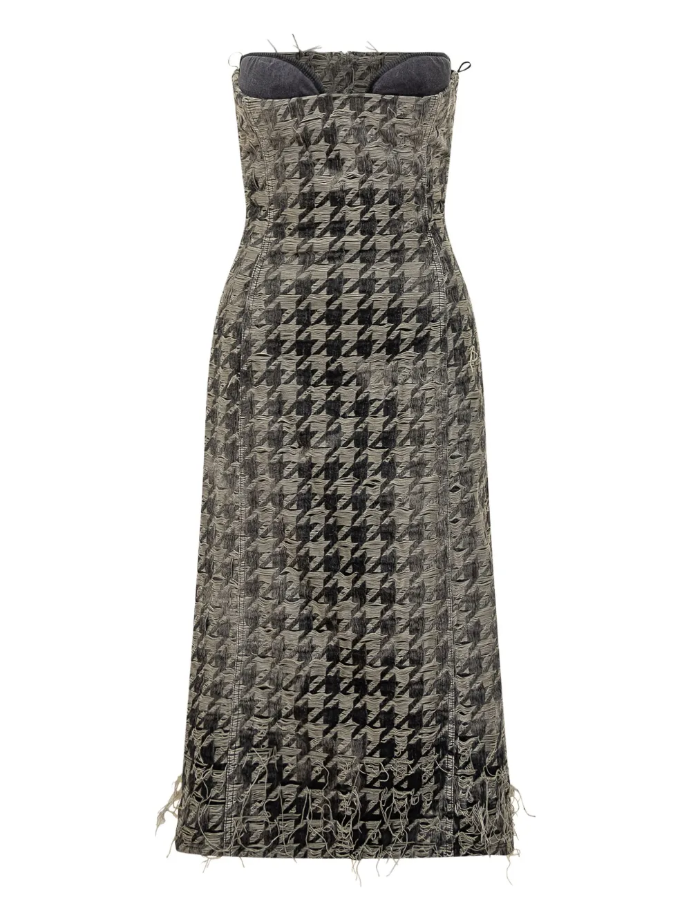 Diesel houndstooth frayed dress | Cocktail & Party Dresses | Image 2