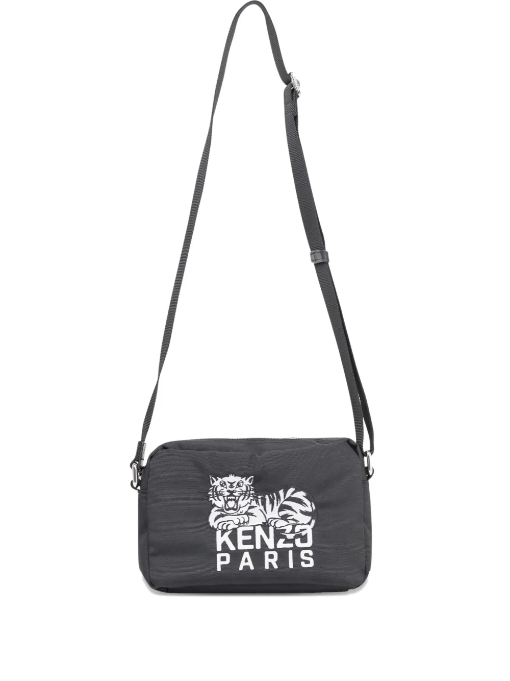 Kenzo tiger-embroidered messenger bag | Black | Image 1