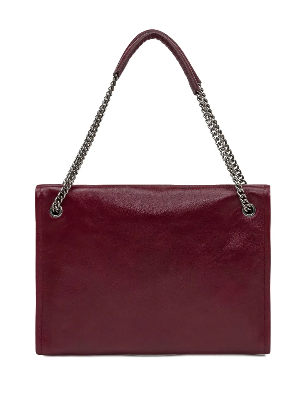 Orciani midi Venus Gotham leather chain-strap shoulder bag - Rood