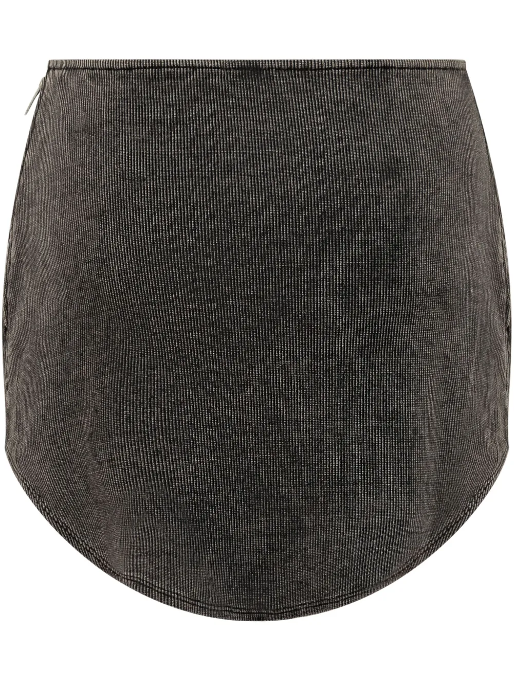 Diesel Black Denim Miniskirt Vintage Effect In Black