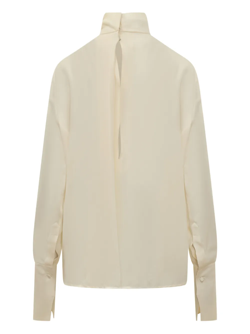 TOM FORD long-sleeves silk blouse - Beige