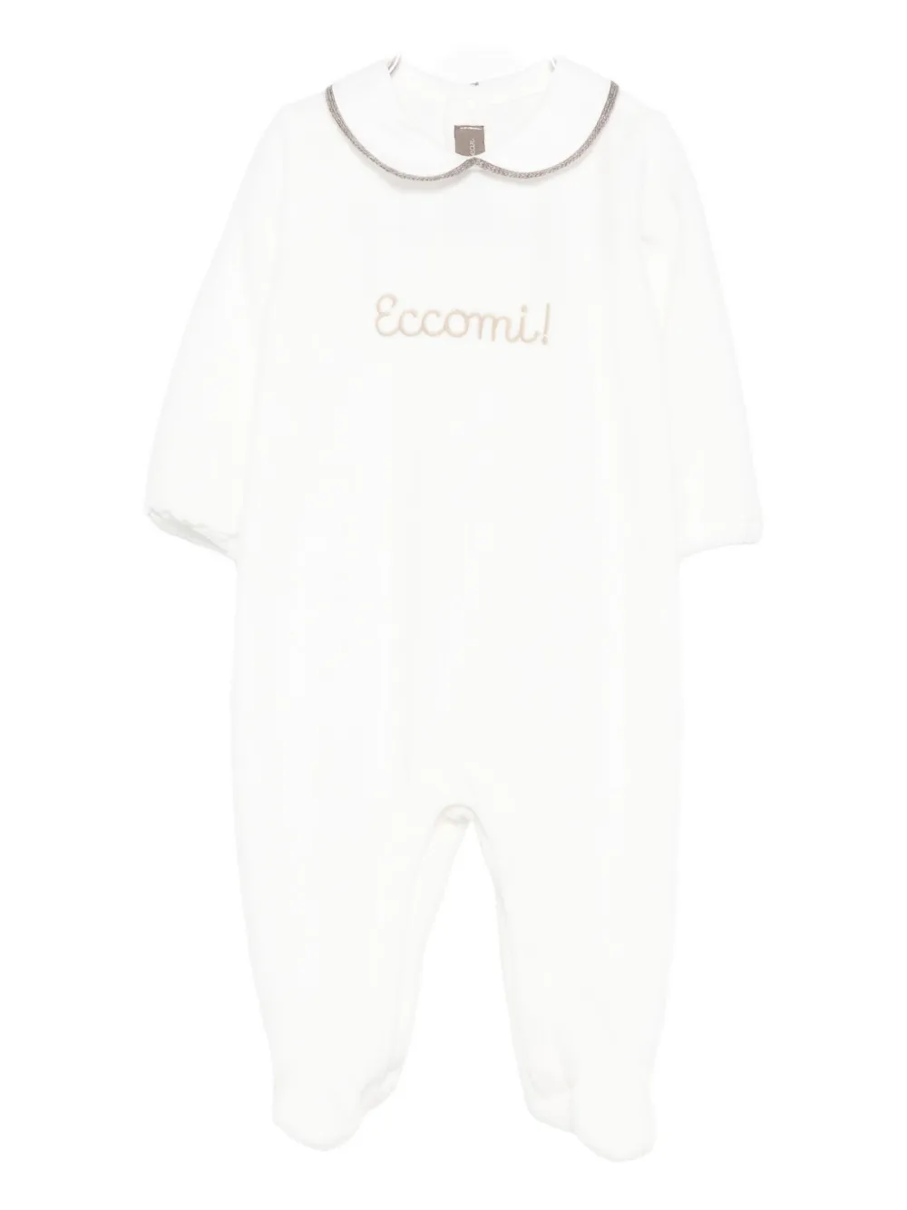 Little Bear peter-pan collar pyjamas - ホワイト Little Bear peter-pan collar pyjamas - ホワイト