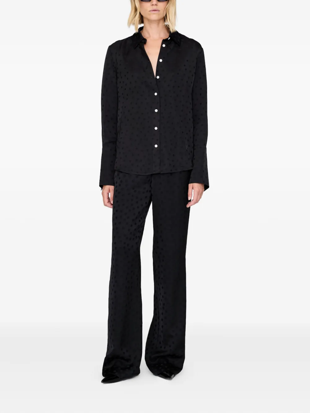 ANINE BING Elain straight broek - Zwart