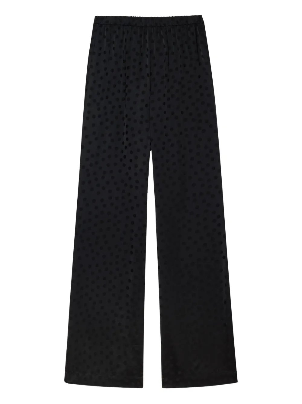 Anine Bing Elain Straight-leg Trousers In Black
