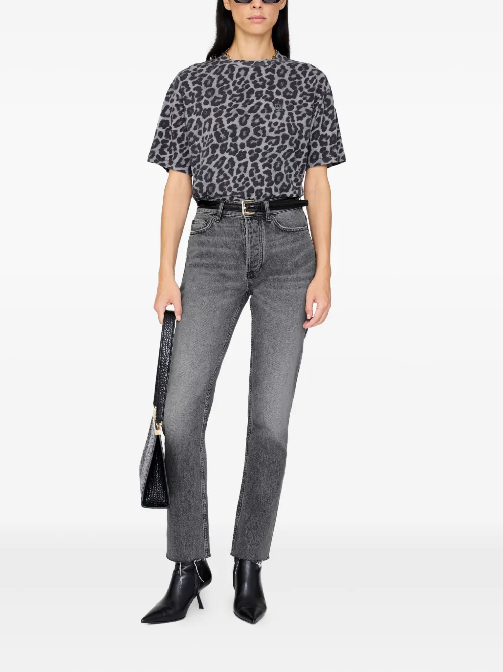 ANINE BING Cohen T-shirt Grijs