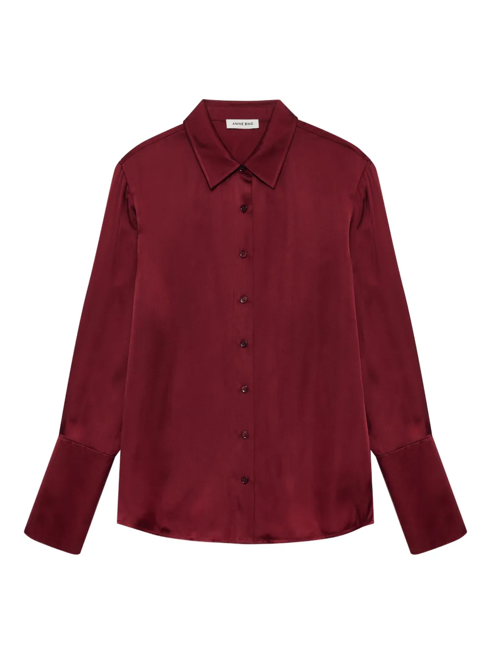 Anine Bing Amanda Shirt In Red