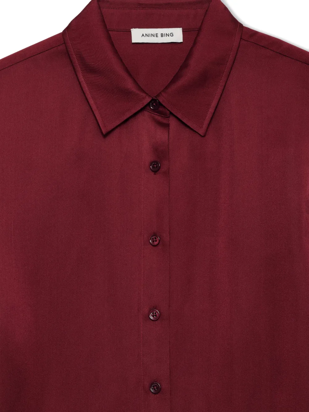 Anine Bing Amanda Shirt In Red