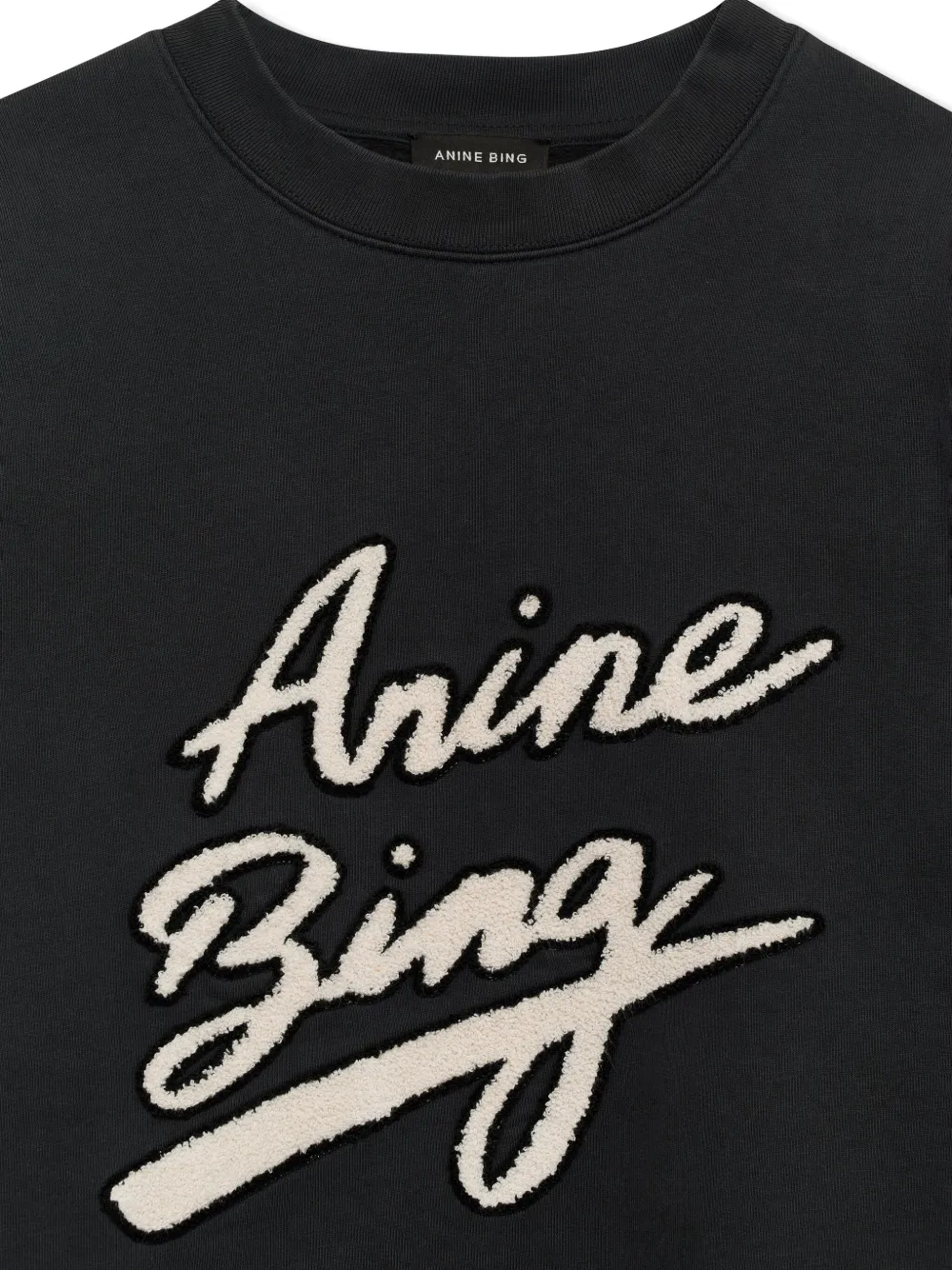 Anine Bing Miles Sweatshirt In Black