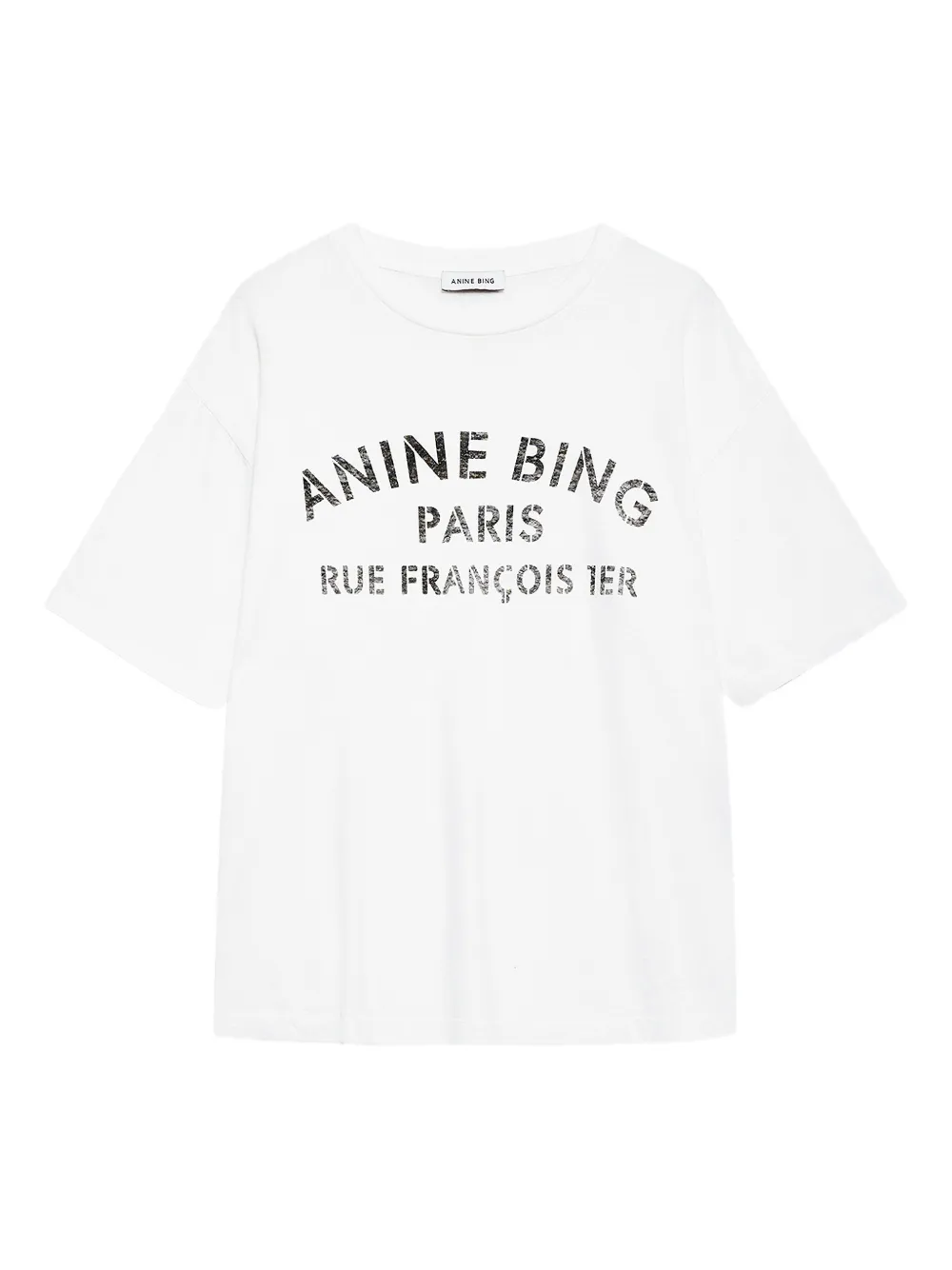 Anine Bing Logo-print T-shirt In White