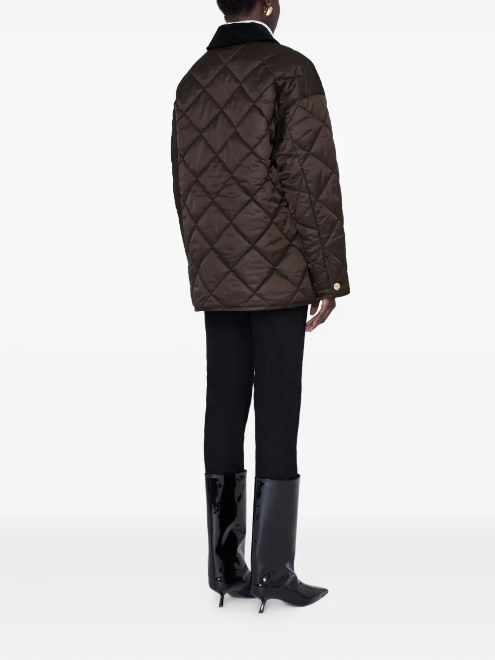 Anine Bing Luca Jacket In Brown