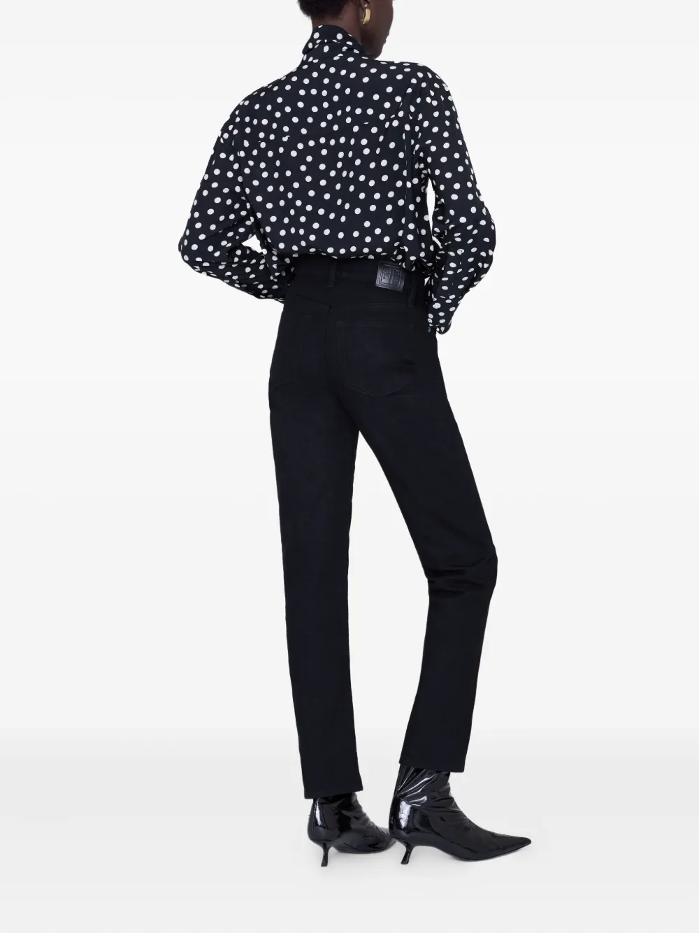 Anine Bing Ruby Blouse In Black