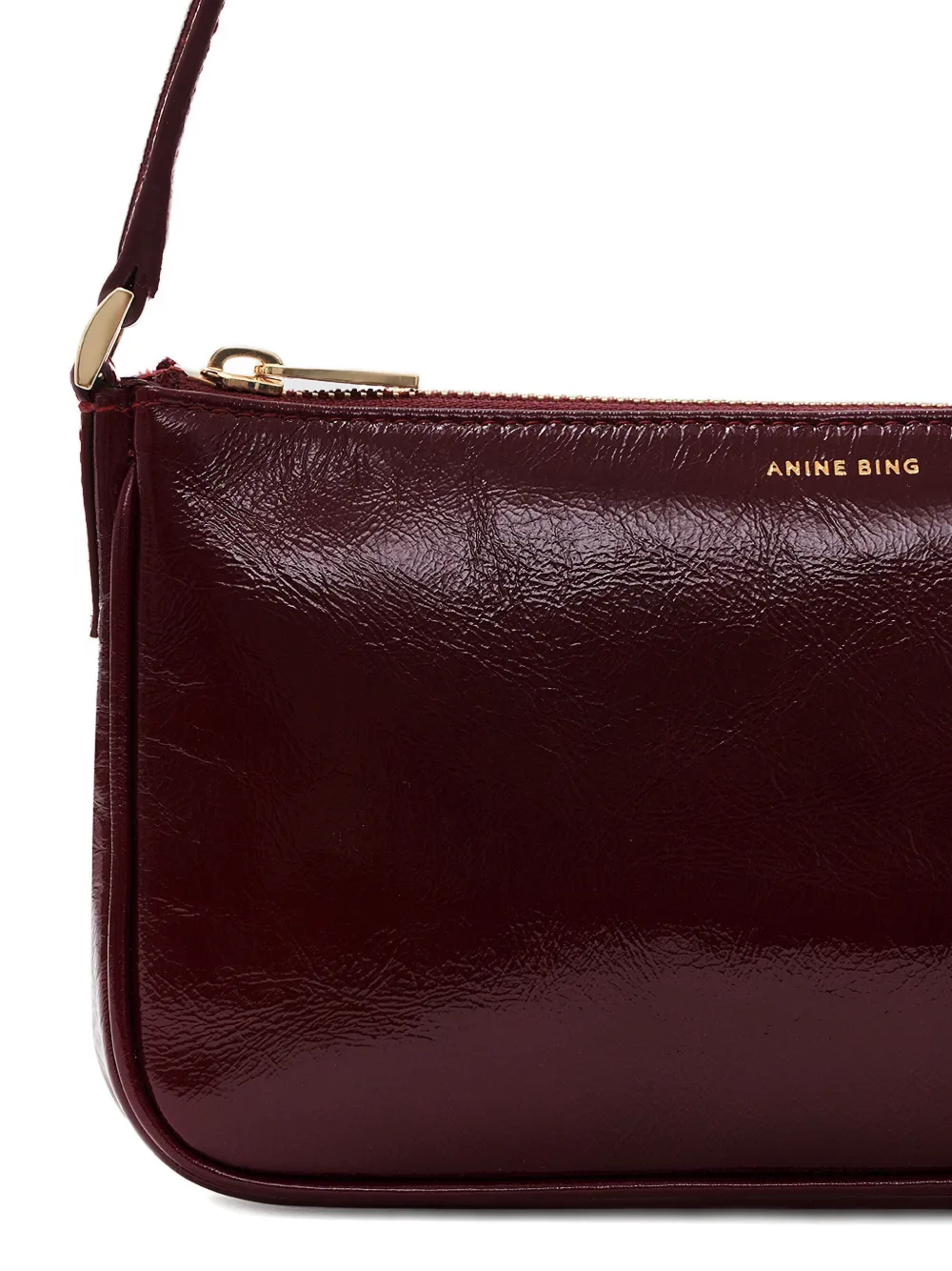 Anine Bing Mini Elly Shoulder Bag In Red