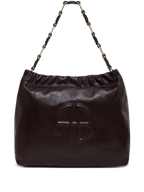 ANINE BING Kate skuldertaske med præget logo