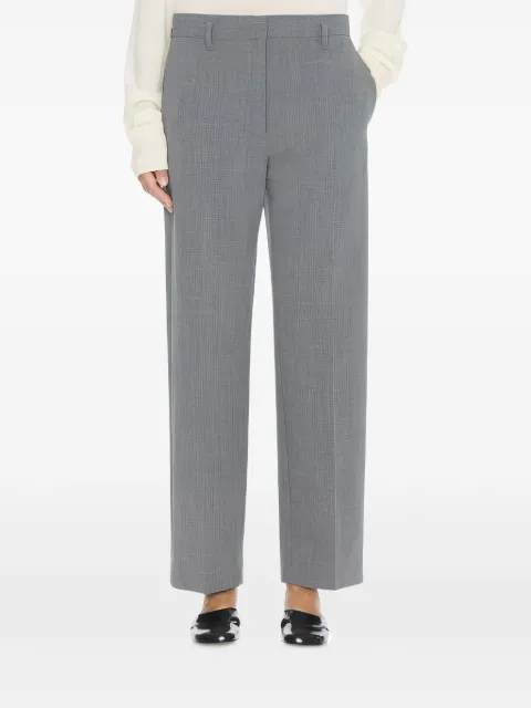 The Row pantalones de lana con cierre