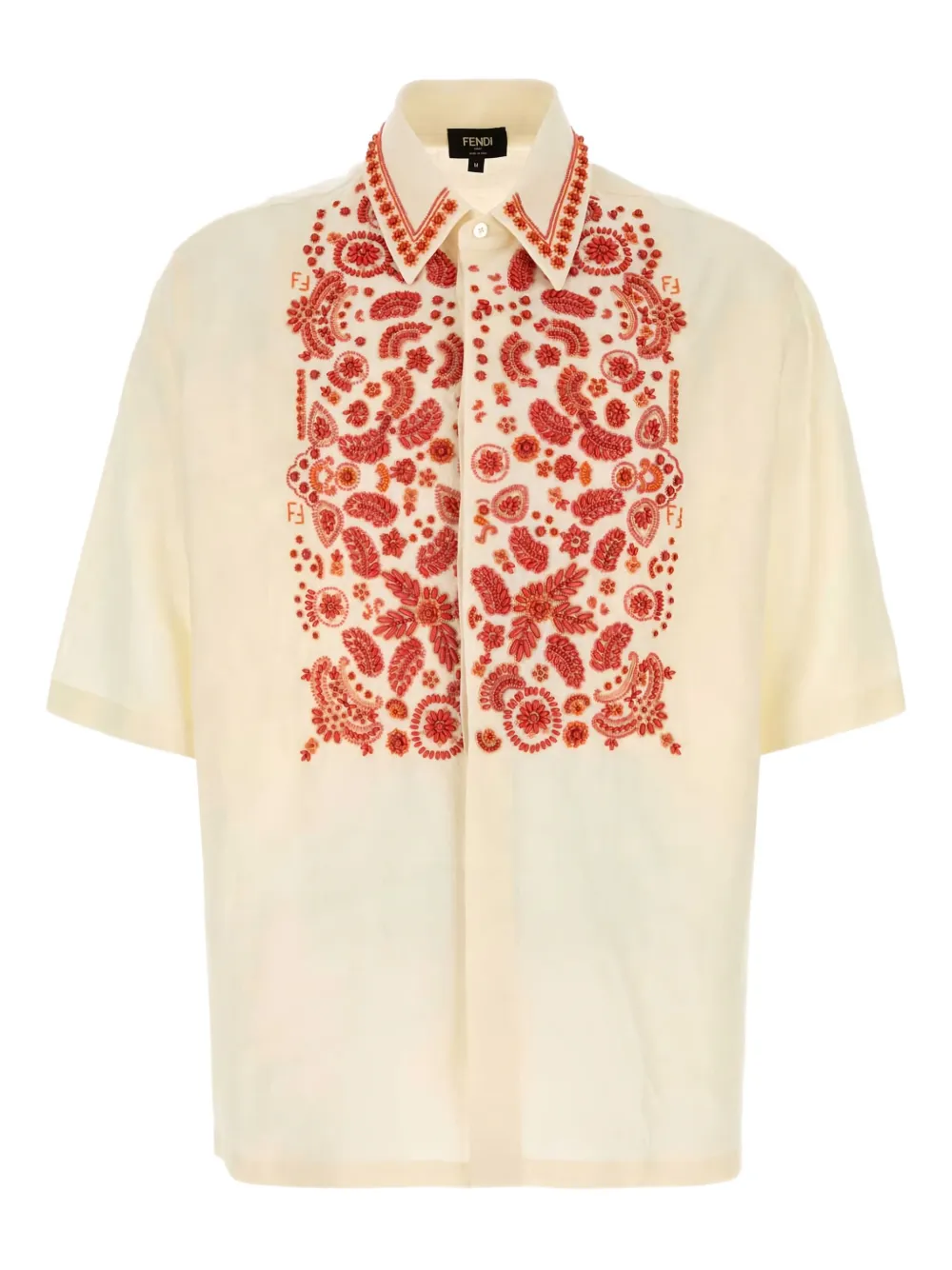 FENDI beaded shirt | Neutrals | Image 1