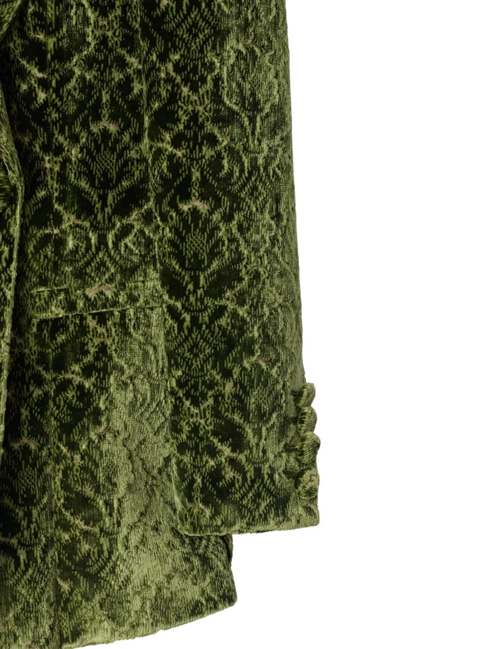 Burberry Blazer met puntige revers Groen