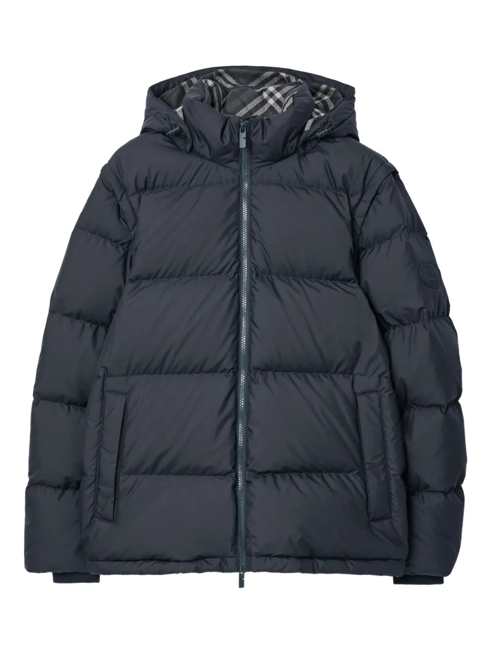 Burberry detachable-sleeve puffer jacket | Blue | Image 1