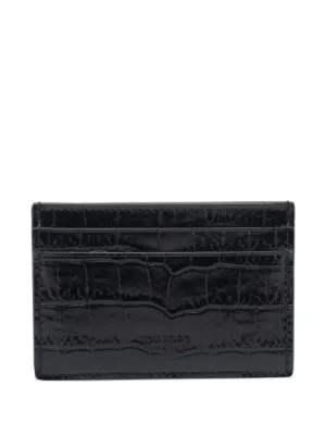 HELIOT EMIL Corolla Leather Wallet | Black | FARFETCH JO
