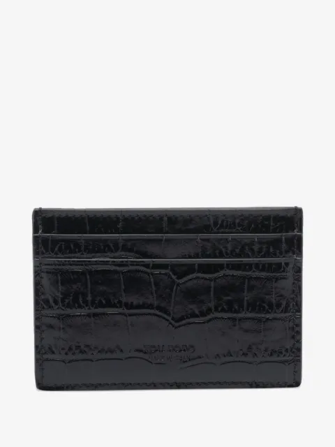 TOM FORD crocodile-effect card holder